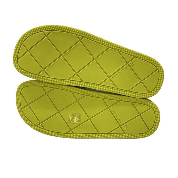 BOTTEGA VENETA The Slider Light Green Kiwi (yellow-green) - Sandals 480-080425 - Picture 7 of 12